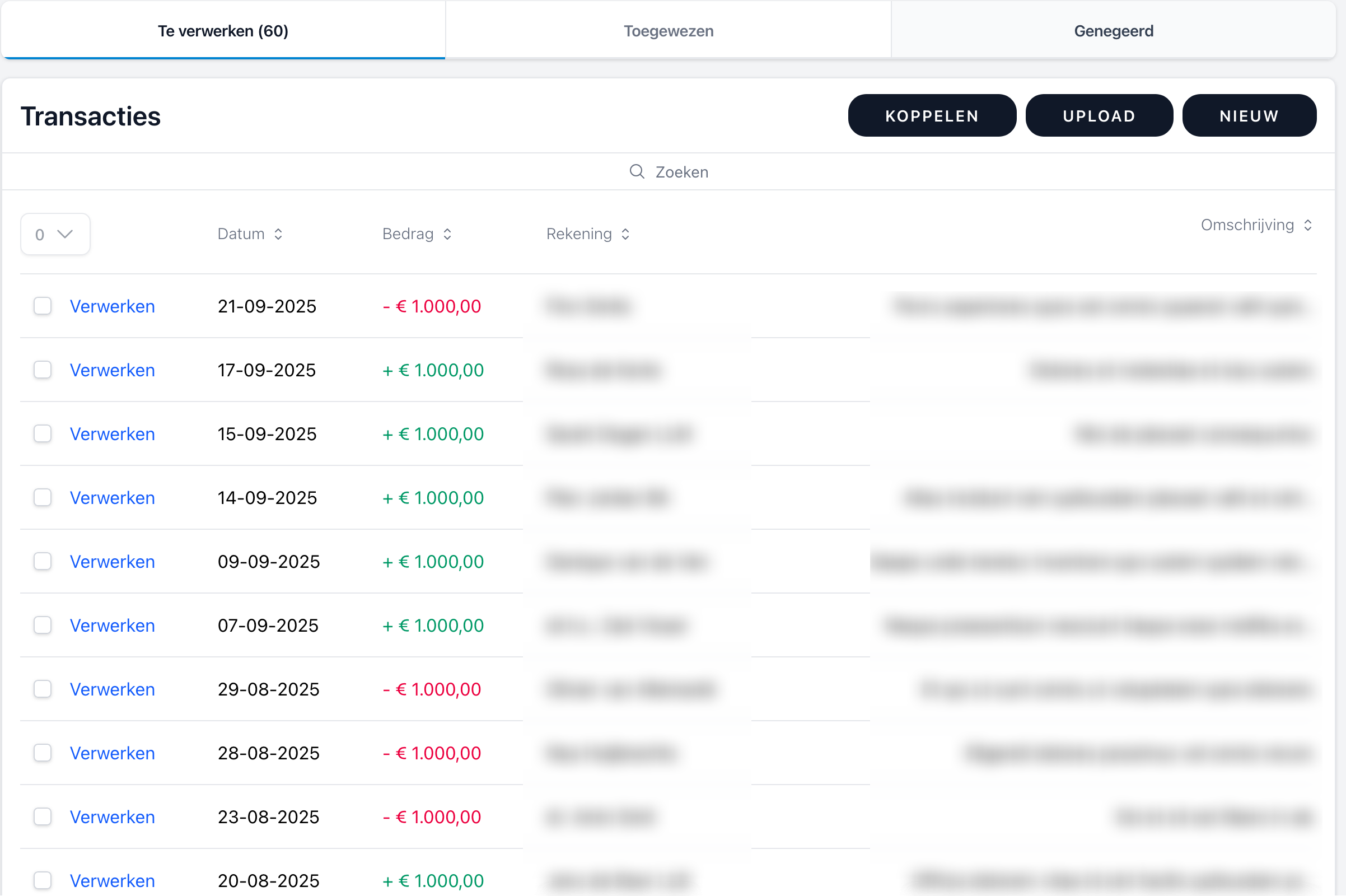 Koppelingen met 5000+ banken ter wereld