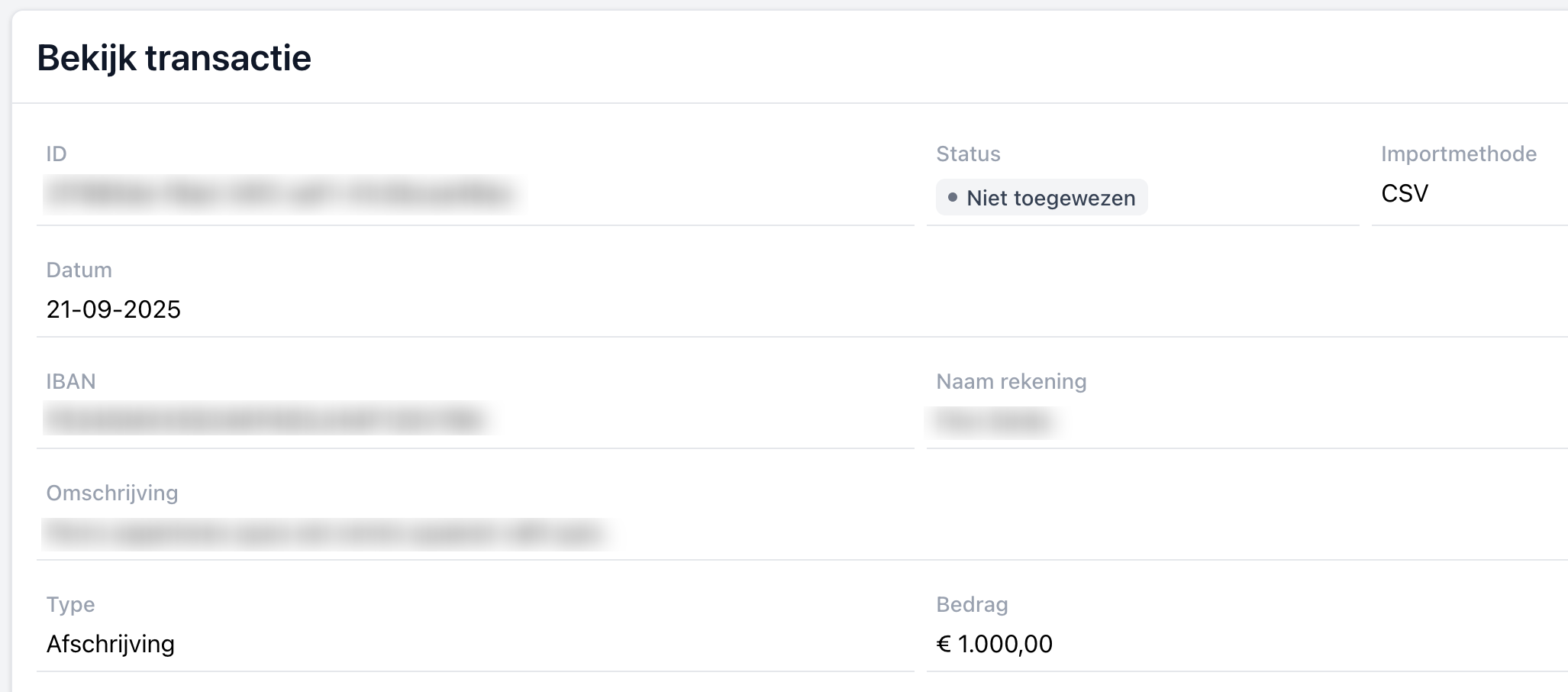 Matchen van betalingen aan facturen