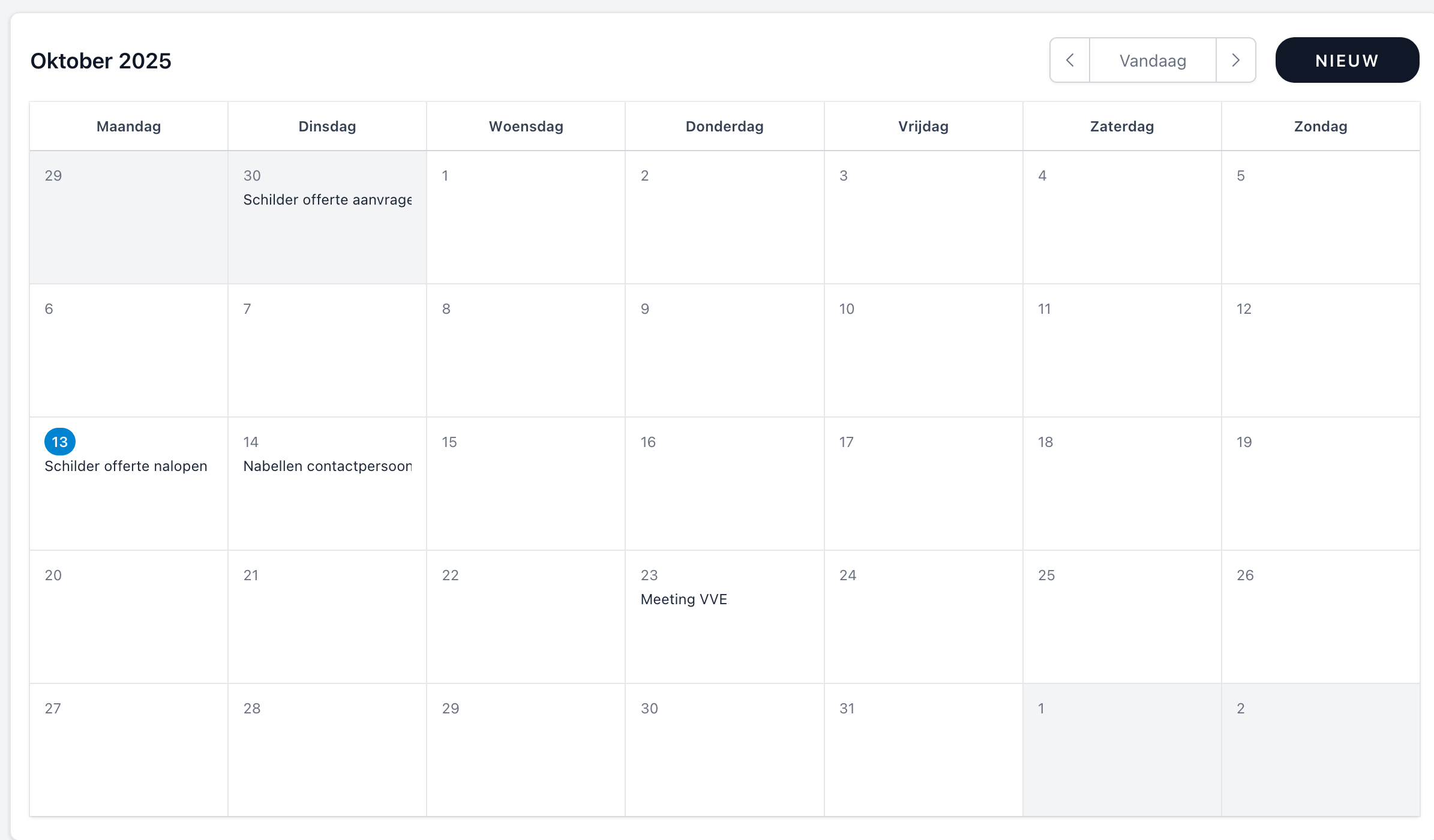 Herhaal taken periodiek