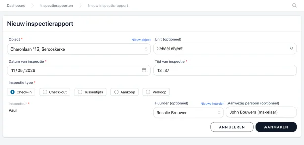 Digitaal inspecteren bij oplevering